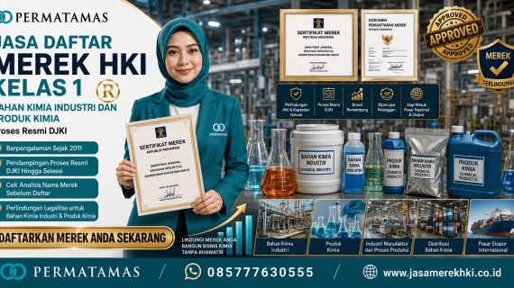 Apakah Produk Kimia Wajib Daftar Merek HKI Kelas 1? Ini Penjelasan Lengkapnya