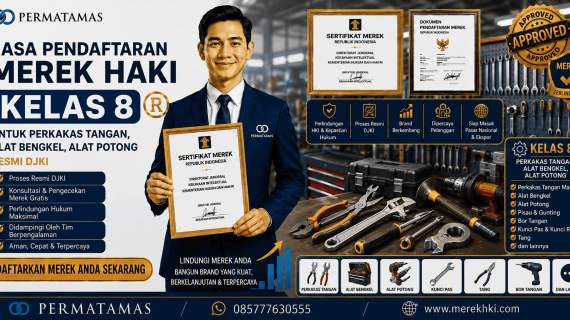 Cara Mengajukan Merek HAKI Kelas 8 untuk Alat Bengkel