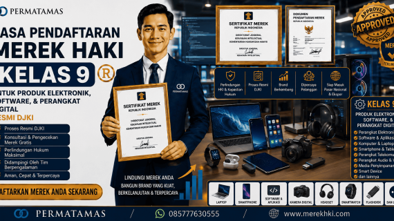 Cara Mengajukan Merek HAKI Kelas 9 untuk Software dan Aplikasi