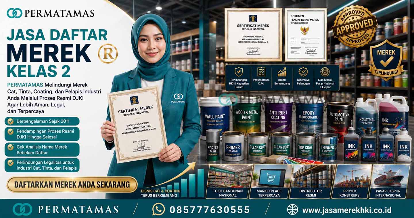 Apakah Produk Tinta Wajib Daftar Merek HKI Kelas 2? Ini Penjelasan Lengkapnya