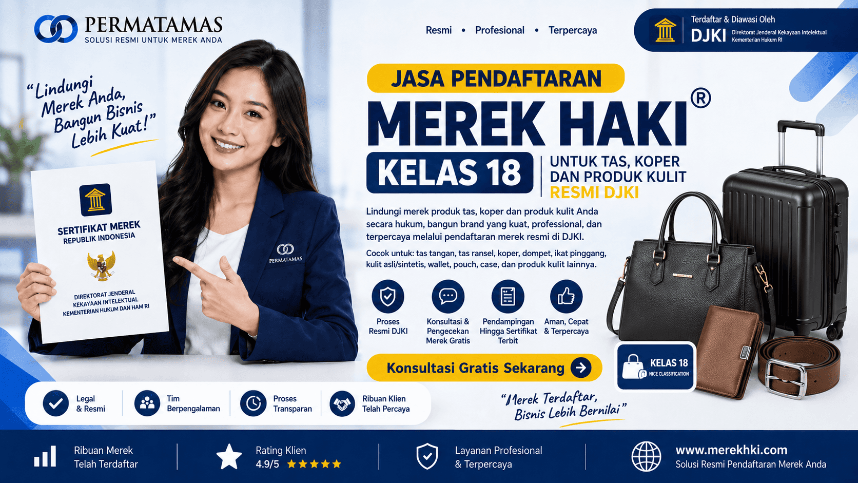 Alasan Brand Tas dan Produk Kulit Sebaiknya Segera Didaftarkan sebagai Merek HAKI