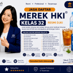 Jasa Daftar Merek HKI Kelas 32 untuk Air Mineral, Air Soda, Jus Buah, dan Minuman Tanpa Alkohol Resmi DJKI