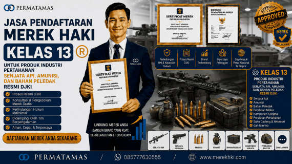 Estimasi Waktu Pendaftaran Merek HAKI Kelas 13 hingga Sertifikat DJKI Terbit