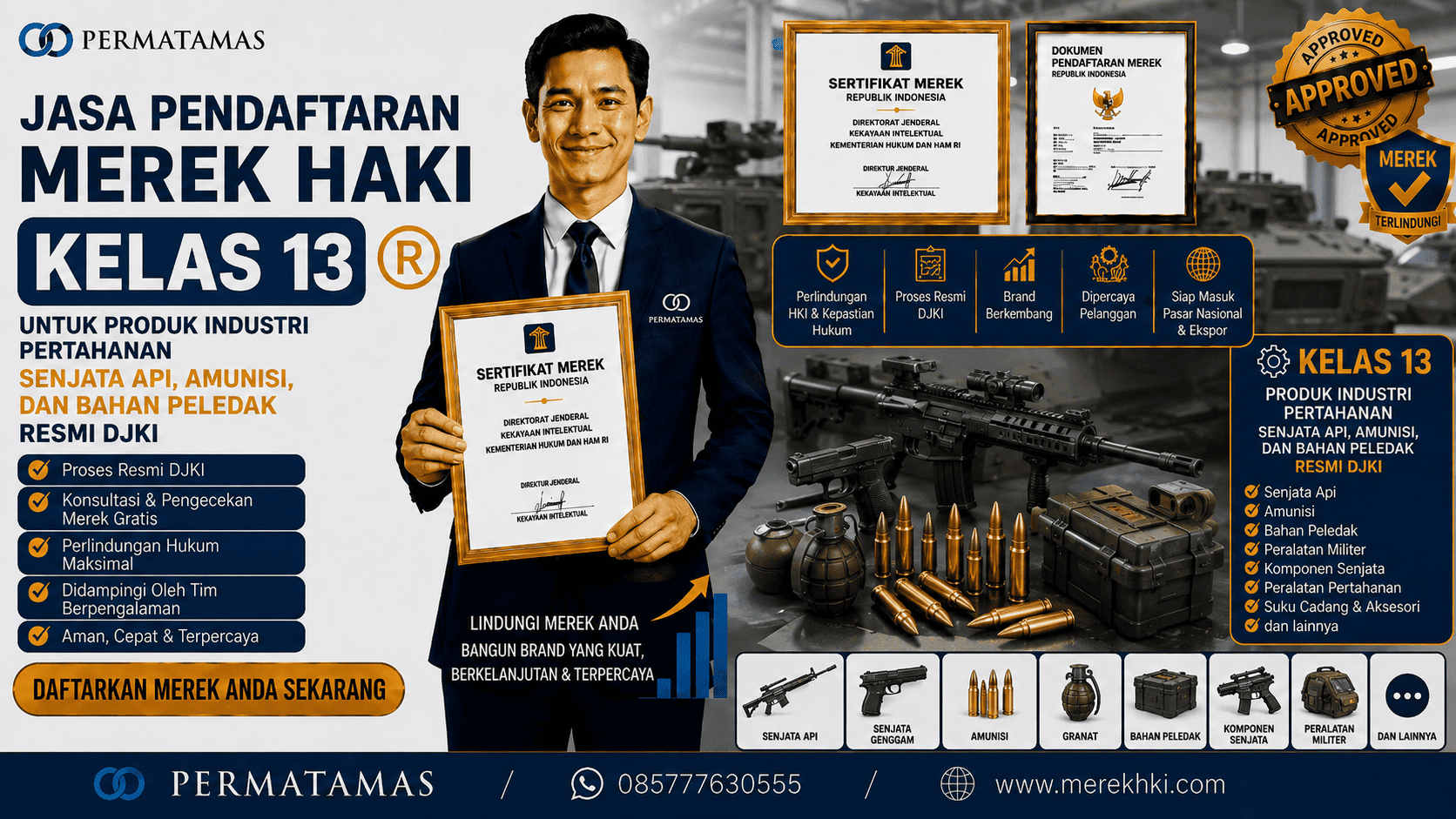 Estimasi Waktu Pendaftaran Merek HAKI Kelas 13 hingga Sertifikat DJKI Terbit