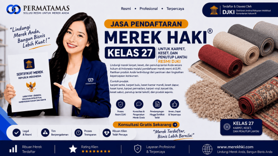 Cara Mengajukan Merek HAKI Kelas 27 untuk Produk Karpet