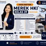 Jasa Pendaftaran Merek HKI Kelas 39 untuk Kurir, Ekspedisi, Pergudangan, dan Penyimpanan Barang Resmi DJKI